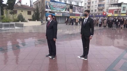 Suriye sınırında 24 Kasım öğretmenler günü etkinliği