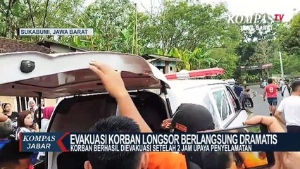 Korban Bertahan Dalam Timbunan Longsor
