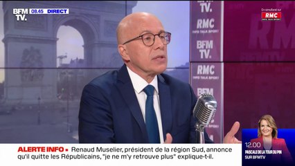 Download Video: Éric Ciotti sur le départ de Renaud Muselier de LR: 