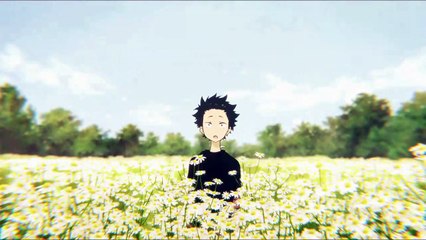 Koe no Katachi Flower Field Scene