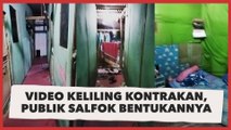 Wanita Asik Video Keliling Kontrakan, Publik Salfok Bentuk Kontrakannya 'Anti Gibah'