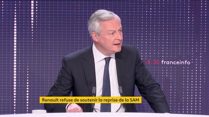"Il n'y a pas d'offre crédible pour la reprise de SAM", déclare Bruno Le Maire