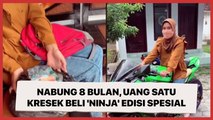 Menabung 8 Bulan, Perempuan Bawa Uang Satu Kresek Beli 'Ninja' Edisi Spesial