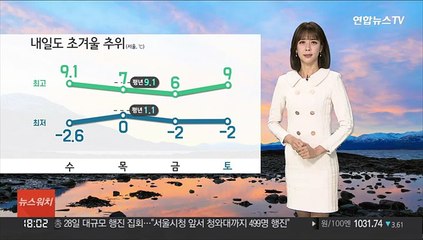 [날씨] 내일도 이른 추위 계속…동해안 대기 건조