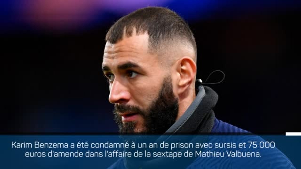 Sextape - Benzema condamné à un an de prison avec sursis