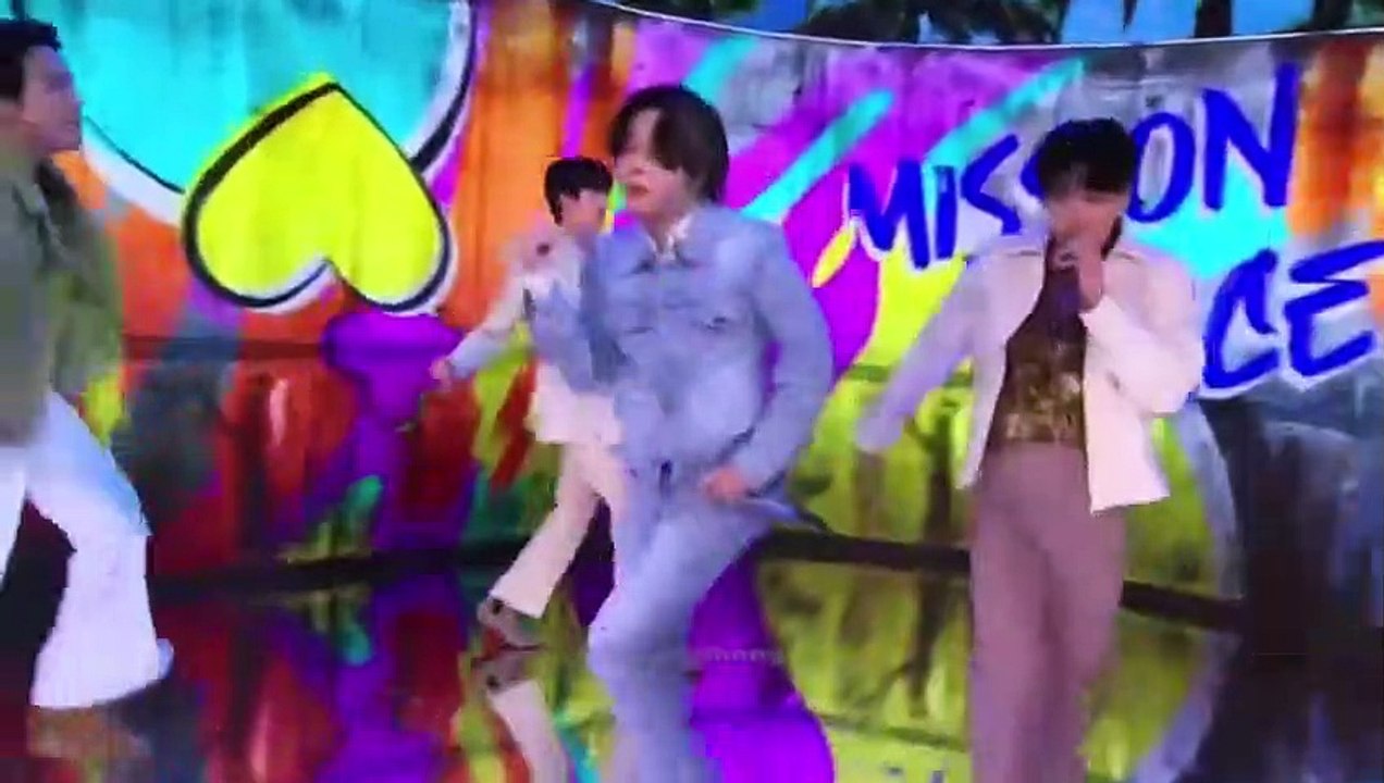 BTS Permission to dance performance | The late late show with James cordon