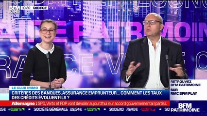 Le club BFM immo (1/2):  Critères des banques, assurance emprunteur... comment les taux des crédits évoluent-ils ? - 24/11