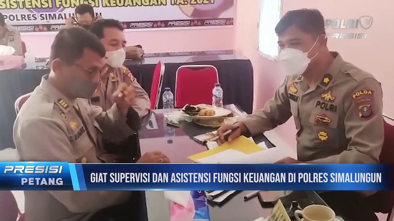 Kapolres Simalungun Menerima kunjungan Tim Supervisi Dan Asistensi Fungsi KEU
