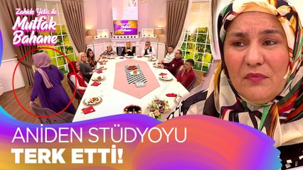 Aysu neden ağlayarak stüdyoyu terk etti?  - Zahide Yetiş ile Mutfak Bahane 24 Kasım 2021