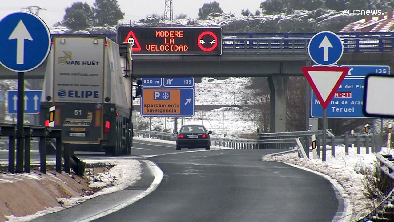 Wintersturm bringt Spanien früher als geplant zum Frösteln