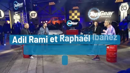 Tournage de l'émission Top Gear avec Adil Rami et Raphael Ibanez
