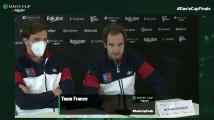 Coupe Davis 2021 - Richard Gasquet : "Ce sera difficile mais on est prêts à faire le maximum pour gagner"