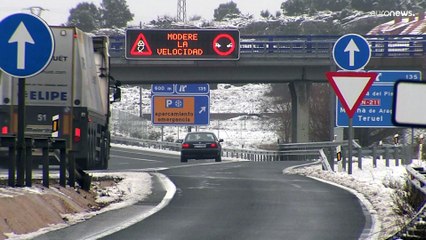 شاهد: إسبانيا ترزح تحت وطأة العاصفة الشتوية الأولى لهذا العام