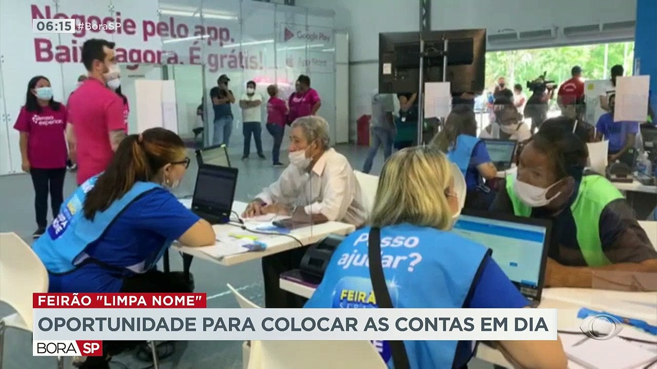O "Feirão Limpa Nome" do Serasa já começou em diversas cidades do brasil e pela internet. E o repórter Juliano Dip encontrou na fila um telespectador do Bora que só ficou sabendo da oportunidade ao ver o programa.