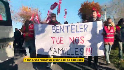 Yonne : les salariés de Benteler se mobilisent contre la fermeture de leur usine