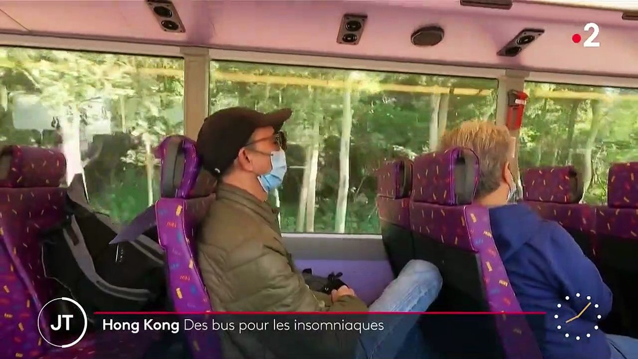 Hong Kong : un nouveau concept de bus pour aider les insomniaques