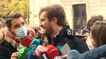 Casado ofrece al Gobierno los votos del PP para aplicar el artículo 155 en el ámbito educativo en Cataluña si no cumple la sentencia del Supremo