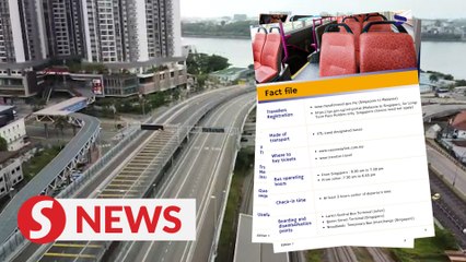 Overland JB-S'pore VTL only for bus travel, limited to 1,500 individuals daily