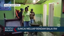 Sungai Meluap, Balai RW di Kota Malang Terendam
