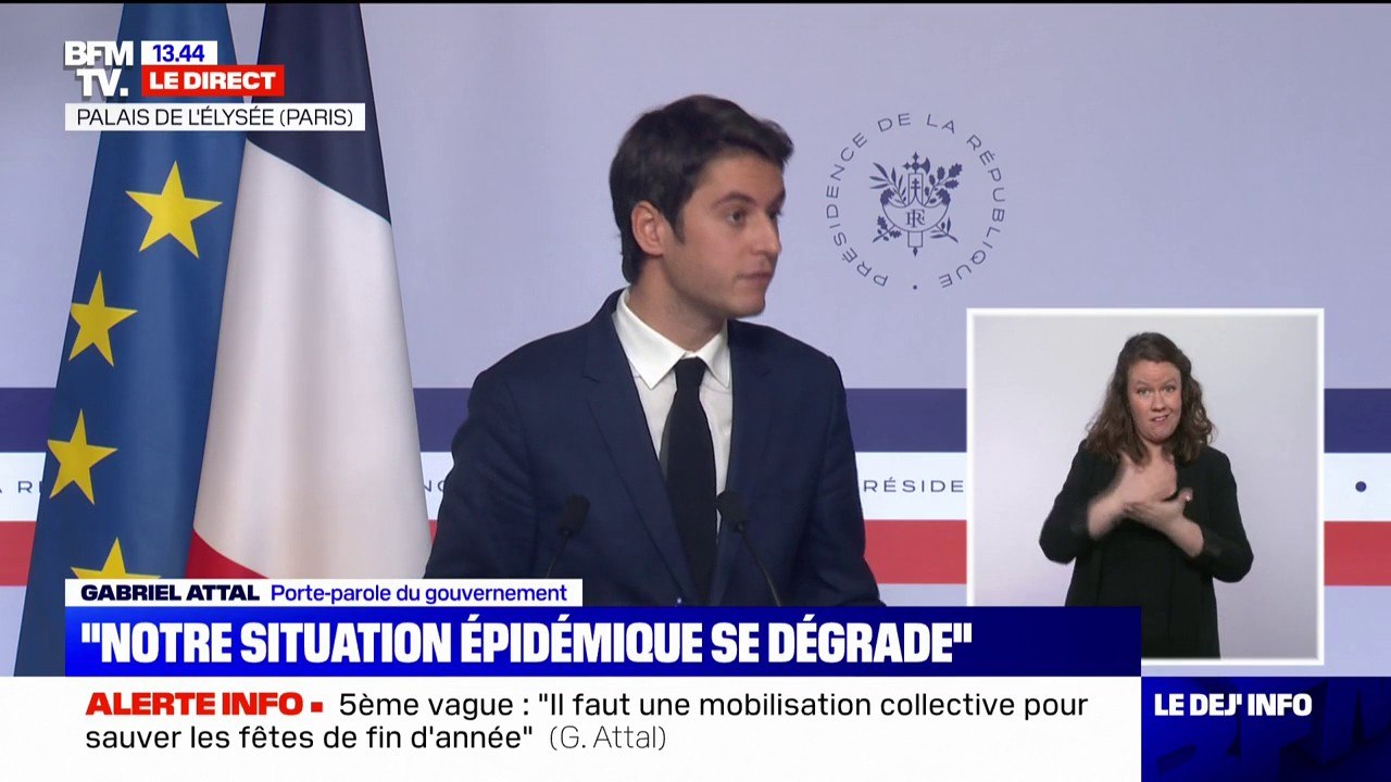 Gabriel Attal sur un passage au niveau 3 du protocole sanitaire dans les écoles: "Je n'exclus jamais rien par principe pour l'avenir"