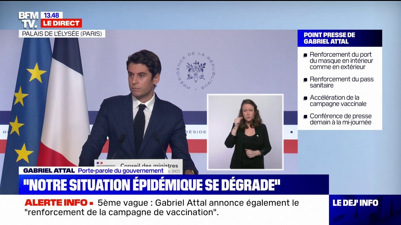 Gabriel Attal sur les accusations contre Nicolas Hulot: "Je n'ai pas de commentaire à faire"