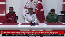 Geride kalan haftayı mağlubiyetle kapatan Boluspor, Eyüpspor maçına kilitlendi