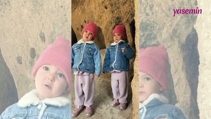 Alin ve Lina anneleri Pelin Akil'den nar suyu istedi