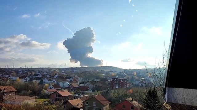 Взрыв и пожар на ракетном заводе EDePro