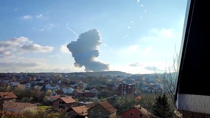 Взрыв и пожар на ракетном заводе EDePro