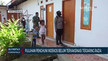 Puluhan Penghuni Indekos Belum Tervaksinasi Terjaring Razia