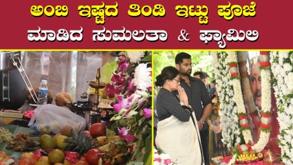 ಅಂಬಿ ಅಗಲಿ 3 ವರ್ಷ ಆಯ್ತು, ಸಮಾಧಿ ಬಳಿ ಬಂದ ಕುಟುಂಬ