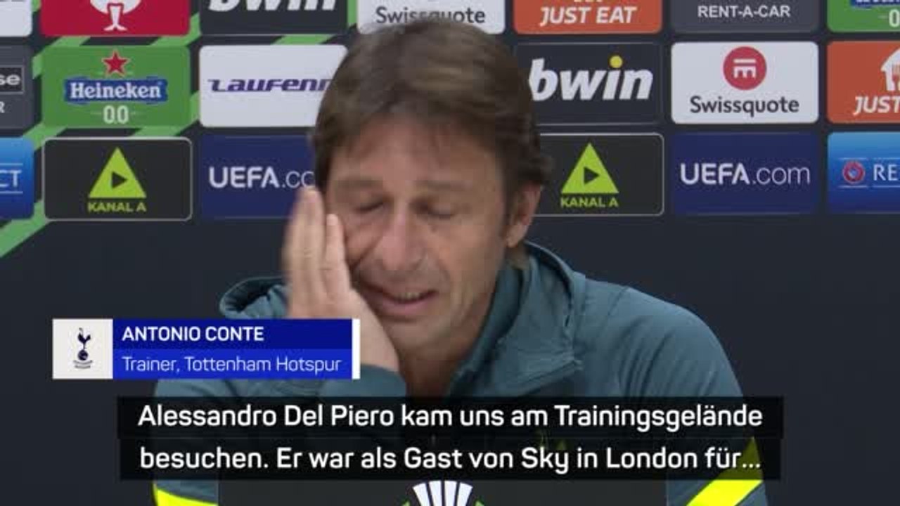 Conte über das Treffen zwischen Kane und Del Piero