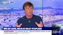 Extrait de l'émission de Bruce Toussaint sur BFMTV dans laquelle Nicolas Hulot s'exprime sur les accusations d'agressions sexuelles, de viol et de harcèlement dont il fait l'objet dans l'émission Envoyé spécial