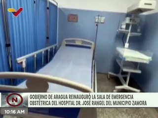 Gobierno de Aragua rehabilitó sala de emergencia obstétrica del Hospital "Dr. José Rangel"