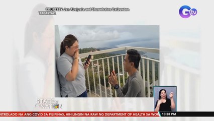 Simple pero kakaibang wedding proposal, pinusuan ng netizens | SONA