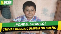 ¡Pone el ejemplo! Chivas busca a niño aficionado para cumplir su sueño