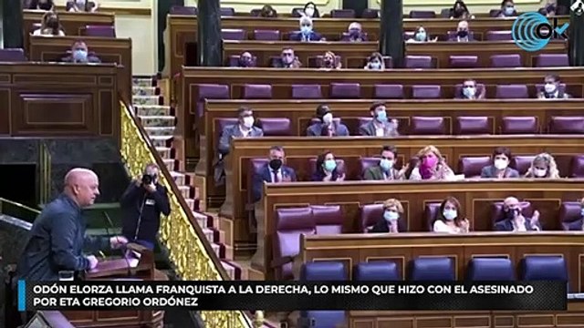 Odón Elorza llama franquista a la derecha, lo mismo que hizo con el asesinado por ETA Gregorio Ordóñez