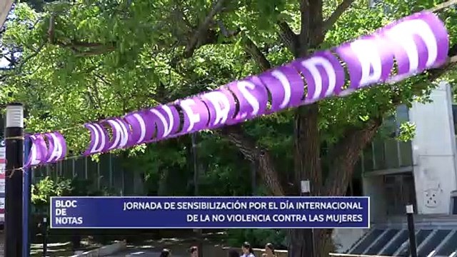 Jornada de sensibilización por el día internacional de la no violencia contra las mujeres