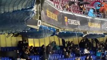 La tremenda gotera que deja en evidencia el estado del Camp Nou