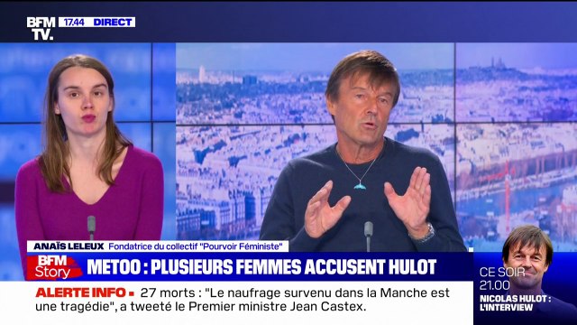 Anaïs Leleux (Pourvoir Féministe) affirme qu'une femme accusant Nicolas Hulot était mineure au moment des faits