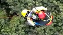 Sardegna - Soccorso in elicottero escursionista ferito a Villamassargia (24.11.21)