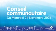 Conseil de la Communauté Urbaine de Dunkerque du Mercredi 24 Novembre 2021 (replay)