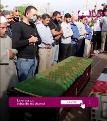 أبرز لقطات جنازة سهير البابلي: معز مسعود الإمام وابنتها تنهار في وداعها الأخير