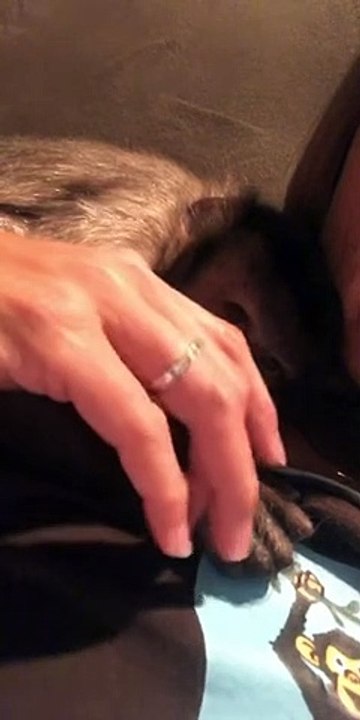 Little bedtime routine! Nite nite turkey necks ❤