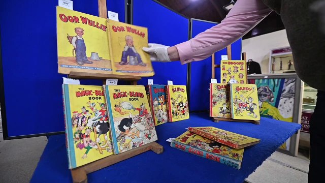 Amazing Oor Wullie and The Broons collection up for auction in Glasgow