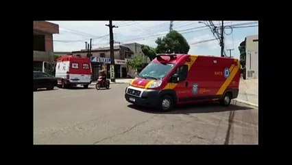 Siate é acionado em queda de plano elevado na Rua Jacarezinho, mas Samu assume a ocorrência