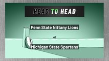 Penn State Nittany Lions at Michigan State Spartans: Over/Under