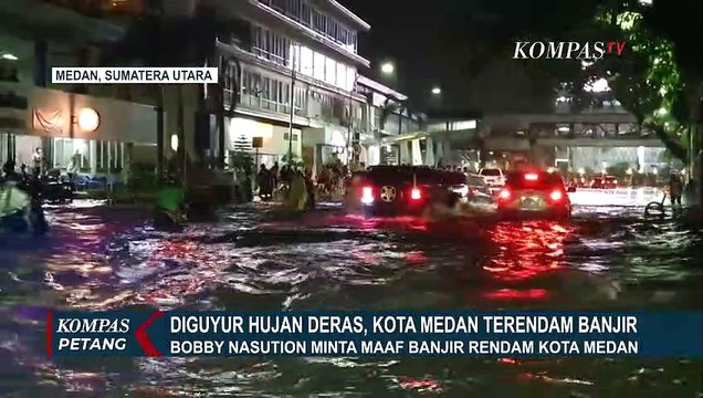 Bobby Nasution Minta Maaf Banjir Rendam Kota Medan