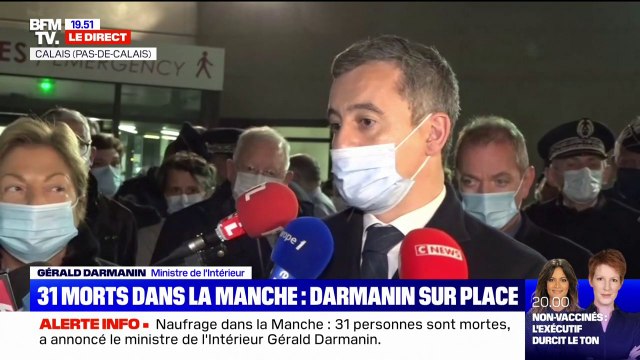 Migrants morts dans la Manche: Gérald Darmanin évoque une embarcation frêle