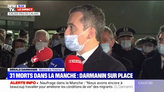 Naufrage d'un bateau de migrants: pour Gérald Darmanin, il faut une réponse internationale, coordonnée et très dure devant ce drame ignoble